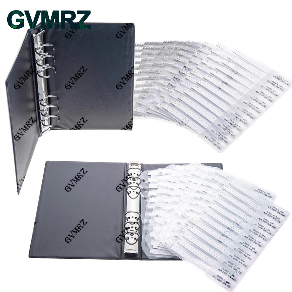 Capacitors Kit SMD Capacitor Sample Book 0201 0402 0603 0805 1206 Assortment Pack DIY