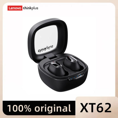 Lenovo XT62 TWS Bluetooth Headphones High Fidelity Headphones with HD Microphone Conversation Sports Headphones