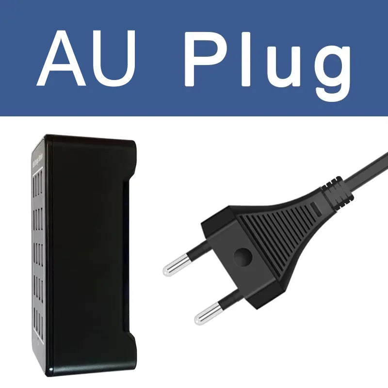USB Charger 10/20/25/30 Ports HUB 150W Universal Wall Desktop Fast Charging Station Dock for Mobile Phone Power Adapter