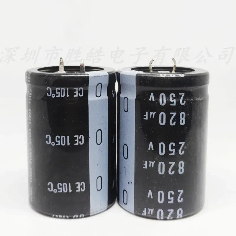 （10PCS） 250V820UF   Volume：30x35mm   250V820UF  Electrolytic Capacitors  High Quality