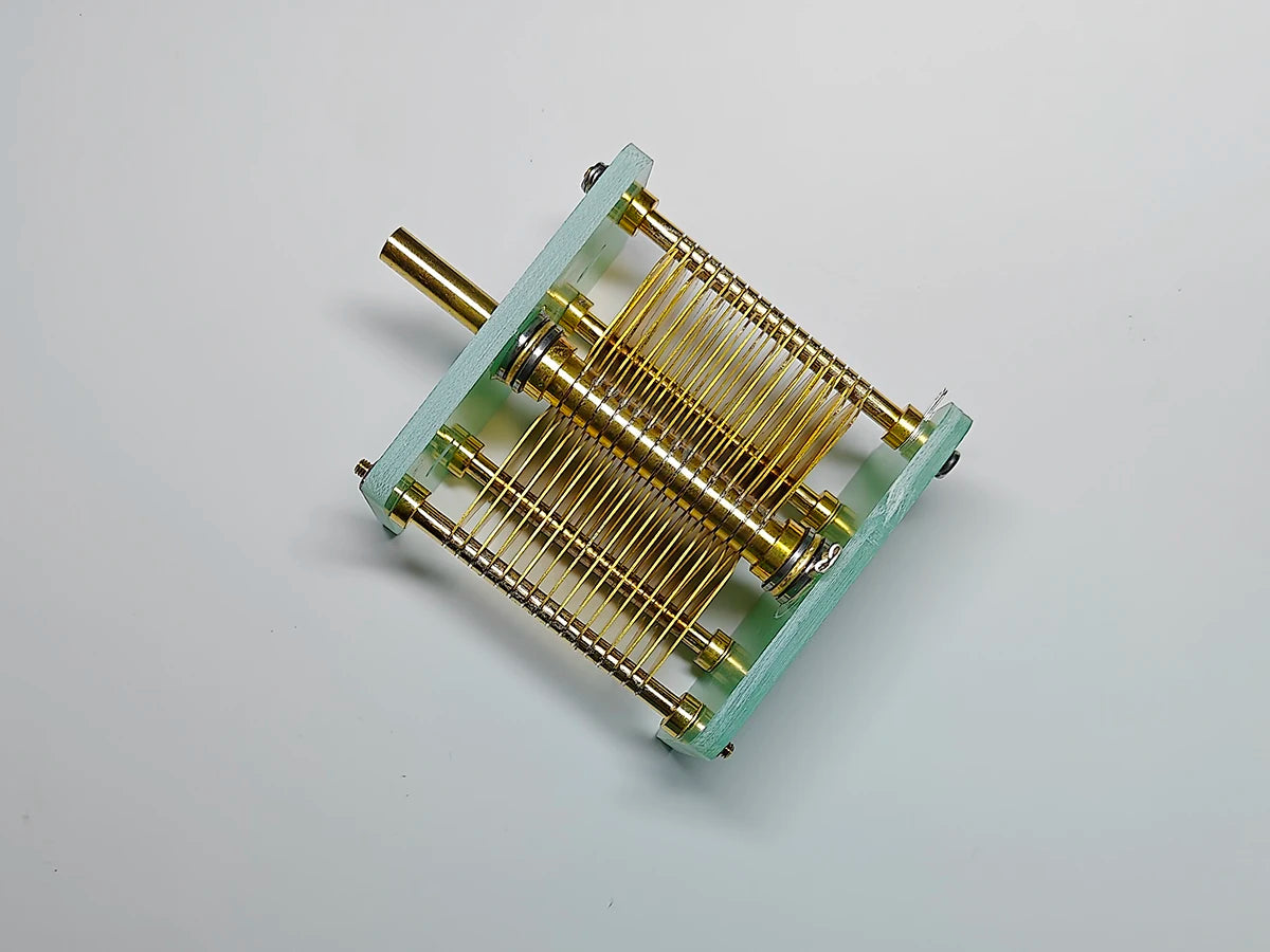 1Pcs High Power Air Variable Capacitors Semi-manual Adjustable Capacitors