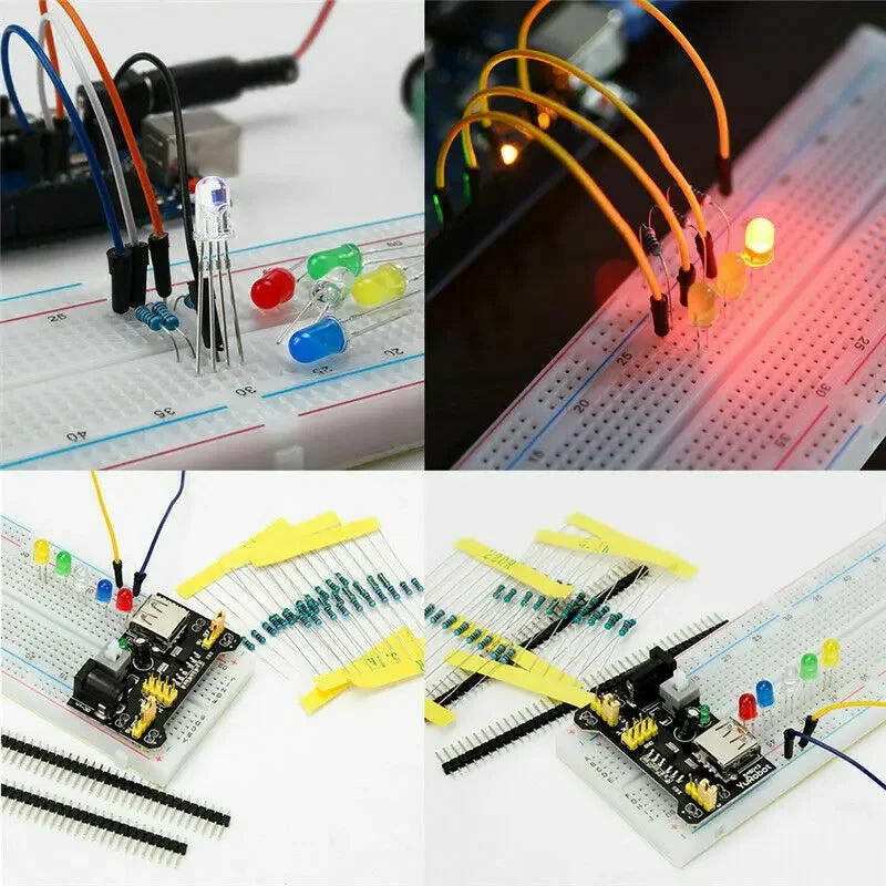Starter Kit Component With Box 1 Set 830 Breadboard Cable Resistor Electronic Components Kit Resistor For Arduino