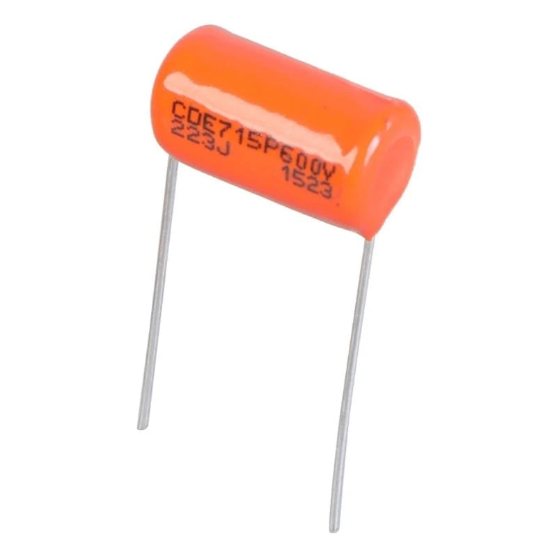 10Pcs Electric Guitar Tone Capacitors Orange Drop Capacitors Tone Caps Polypropylene Film Capacitors 600v 715P .022uf