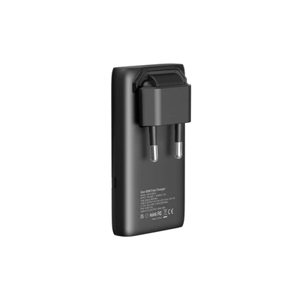65W Flat GaN USB C Charger Dual-port Fast Wall Charger Compact Power Adapter With Foldable Plug For Mobile Phone
