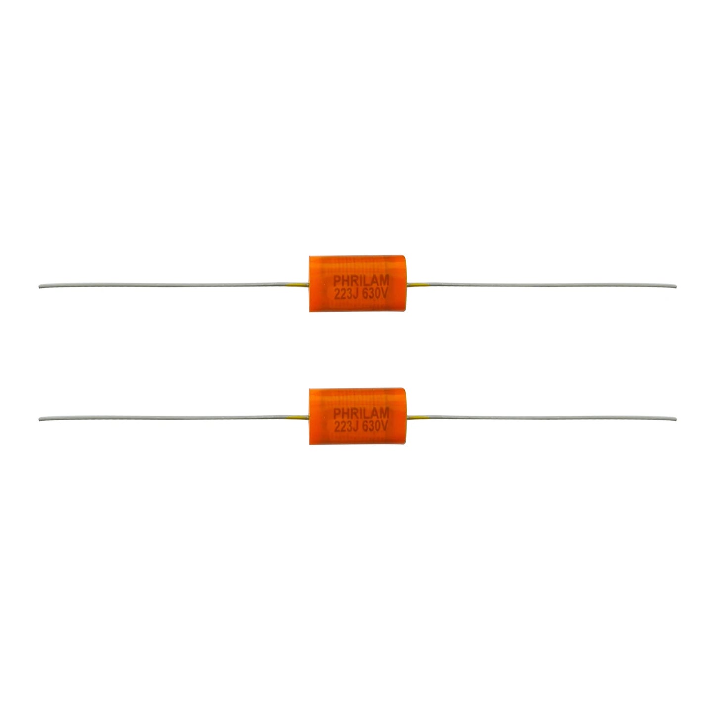 PHRILAM 2pcs Guitar MKP Capacitors Metallized Polyester Film Capacitors 0.023uF/0.047uF 630V