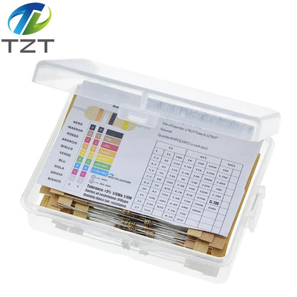 1/3BOX 1/8W 5% 640pcs 64 Values 1R - 10MR 0.125W Resistors Assorted Kit Set