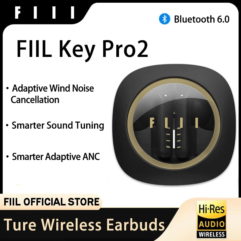fiil key pro2 bluetooth headphones wireless new headphones Bluetooth 6.0 headphones wireless with Hi-Fi key bluetooth headphones