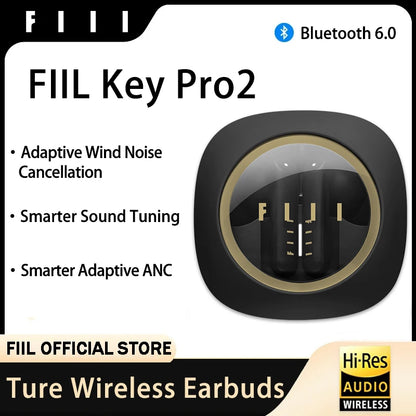 fiil key pro2 bluetooth headphones wireless new headphones Bluetooth 6.0 headphones wireless with Hi-Fi key bluetooth headphones
