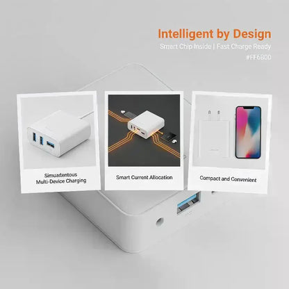 12 In 1 Power Strip Multi Port USB Charger Station Wall Desktop Power Adapter 6 USB 6 Type C Fast Charging Charger For Phone