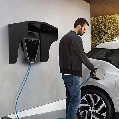 Wall Mount Charging Pile Rain Covers For Electric Vehicles Charging Pile Protective Cover Chargers Charging Port Cover For Auto