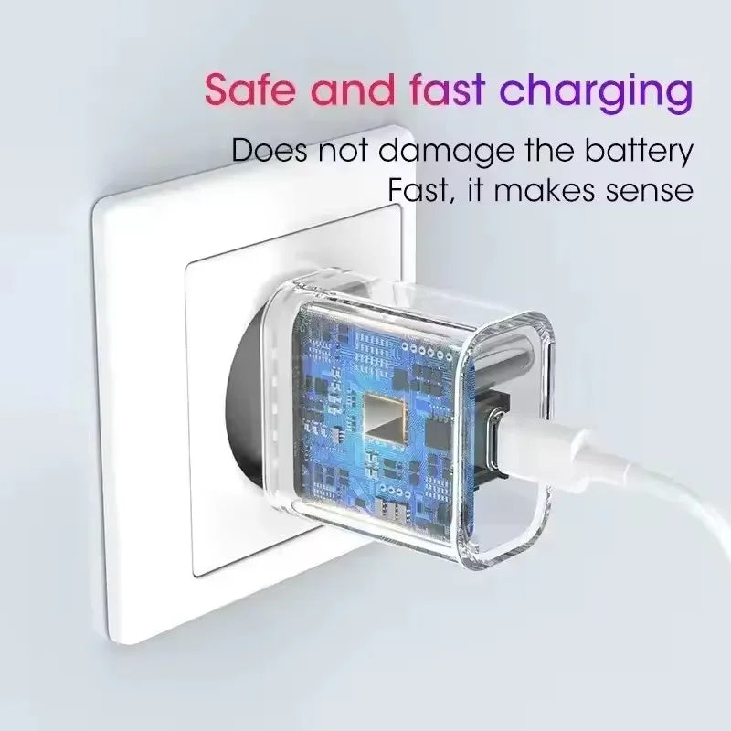 20W EU Plug Travel USB Wall Charger Fast Charging For iPhone 7 8 Plus 13 12 11 14 Pro Mini X XS Max XR Mobile Phone Adapter