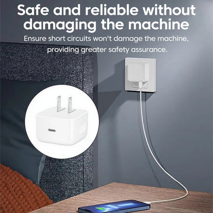 PD 40W Type C Charger Fast Charging Travel Wall Charger Power Adapter For iPhone 17 16 15 EU/US/UK Mobile Phone USB C Charger