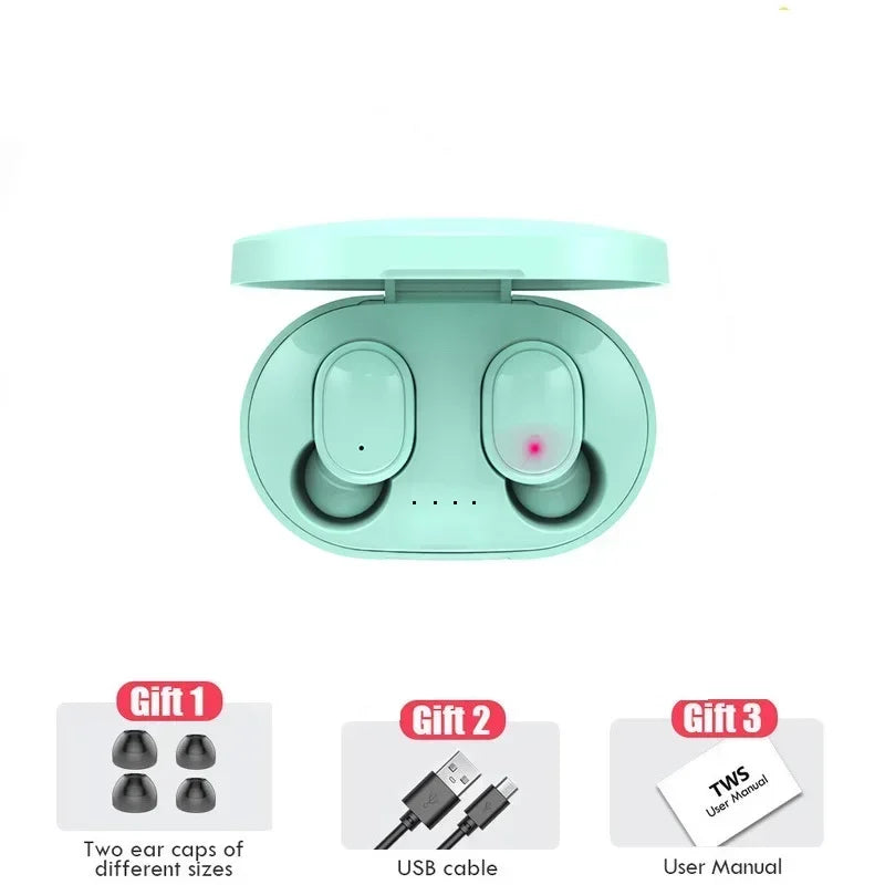 A6S TWS headphones wireless headphones Bluetooth headphones sports stereo Bluetooth headphones are suitable for Android and IOS