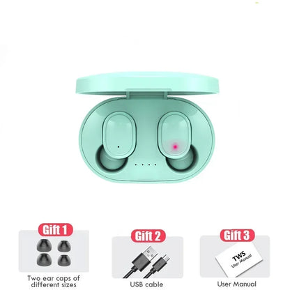 A6S TWS headphones wireless headphones Bluetooth headphones sports stereo Bluetooth headphones are suitable for Android and IOS
