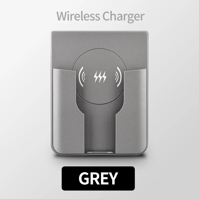 Qi Universal Panel 15W Fast Charging Wall Mount Wireless Charger Flush In-Wall Phone Charger for iPhone / Android