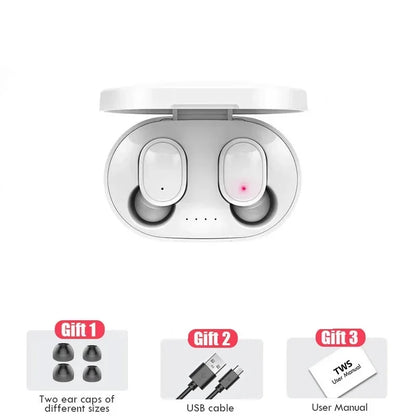 A6S TWS headphones wireless headphones Bluetooth headphones sports stereo Bluetooth headphones are suitable for Android and IOS
