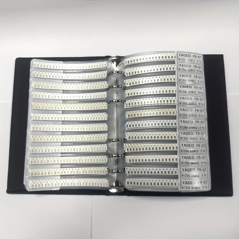 Capacitors Kit SMD Capacitor Sample Book 0201 0402 0603 0805 1206 Chip Assortment Pack 80/90/92values 25 50 pcs