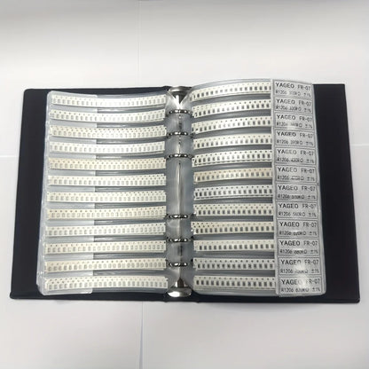 Capacitors Kit SMD Capacitor Sample Book 0201 0402 0603 0805 1206 Chip Assortment Pack 80/90/92values 25 50 pcs