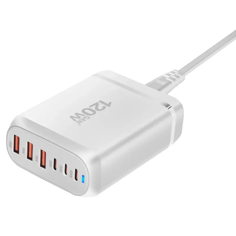 Hot-selling 120W PD Multi-function Charger for Smartphones and Laptops High-power Fast Charging Multi-port PD Wall Charger