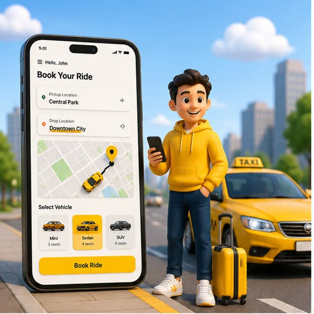 Advanced Transportation Taxi Booking Mobile App Development AI Powered Cloud Based Solutions Stock Internet Linux Mac