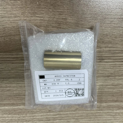 630V 1UF 1.5UF 2.2UF 3.3UF 4.7UF High-fidelity audio capacitors, audio capacitors, audiophile capacitors Obbligato Gold Premium