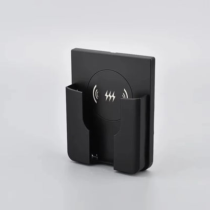 15W Wall Mount Wireless Charger, Qi Universal Fast Charging Panel for iPhone & Android, Flush AC 110–220V In-Wall Phone Charger