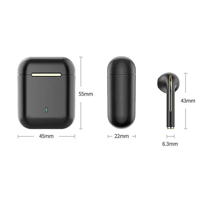 J18 In-Ear Wireless Bluetooth Headphones - Sports Headphones, Waterproof Headphones, With Microphone