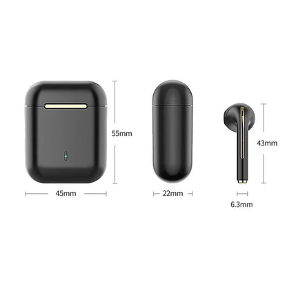 J18 In-Ear Wireless Bluetooth Headphones - Sports Headphones, Waterproof Headphones, With Microphone