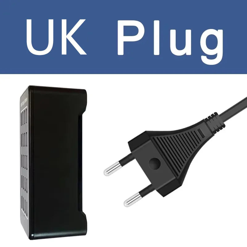 USB Charger 10/20/25/30 Ports HUB 150W Universal Wall Desktop Fast Charging Station Dock for Mobile Phone Power Adapter