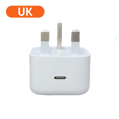 PD 40W Type C Charger Fast Charging Travel Wall Charger Power Adapter For iPhone 17 16 15 EU/US/UK Mobile Phone USB C Charger
