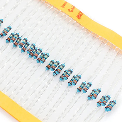 600pcs/lot 1/4W 0.25W Resistor Pack Assorted Box Diy Metal Film Resistors Kit 30Values* 20pcs (10 Ohms~1M Ohm) Resistance