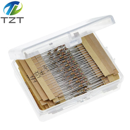 1/3BOX 1/8W 5% 640pcs 64 Values 1R - 10MR 0.125W Resistors Assorted Kit Set