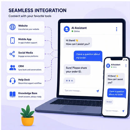 Fresh Grocery Delivery AI Chatbot SaaS Software Smart Reply Engine for Linux//Mac Customer Interaction 24/7 Virtual
