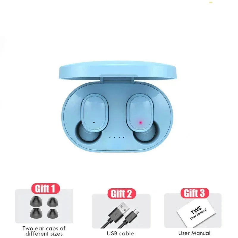 A6S TWS headphones wireless headphones Bluetooth headphones sports stereo Bluetooth headphones are suitable for Android and IOS