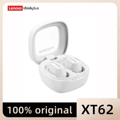 Lenovo XT62 TWS Bluetooth Headphones High Fidelity Headphones with HD Microphone Conversation Sports Headphones