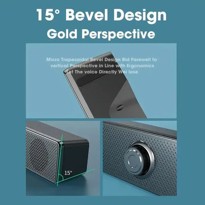 Computer Desktop High-quality 4D Surround Speaker Bluetooth Wired Dual-purpose High-volume Microphone Two-in-one Speaker
