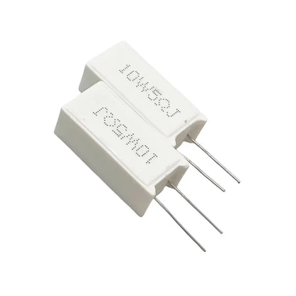 5PCS Vertical cement resistor 10W 4R 4.5R 4.7R 5R 5.1R 200 ohm 2.5K 2.7K 3K 3.3K 20K 22K 24K 27K 30K 33K 39K