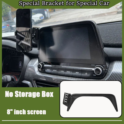 Car Mobile Phone Holder For Kia Forte Kia Cerato Kia K3 2019 2020 2021 Mount MagSafe Bracket Wireless Charger Stand Accessories