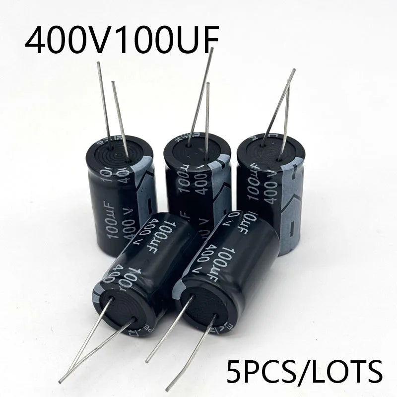 5 pcs/lot 400v100UF Volume 18*30 Electrolytic Capacitors 100uf 400v