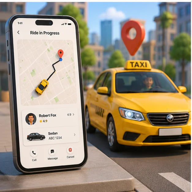 Advanced Transportation Taxi Booking Mobile App Development AI Powered Cloud Based Solutions Stock Internet Linux Mac