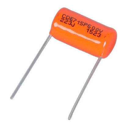 10Pcs Electric Guitar Tone Capacitors Orange Drop Capacitors Tone Caps Polypropylene Film Capacitors 600v 715P .022uf