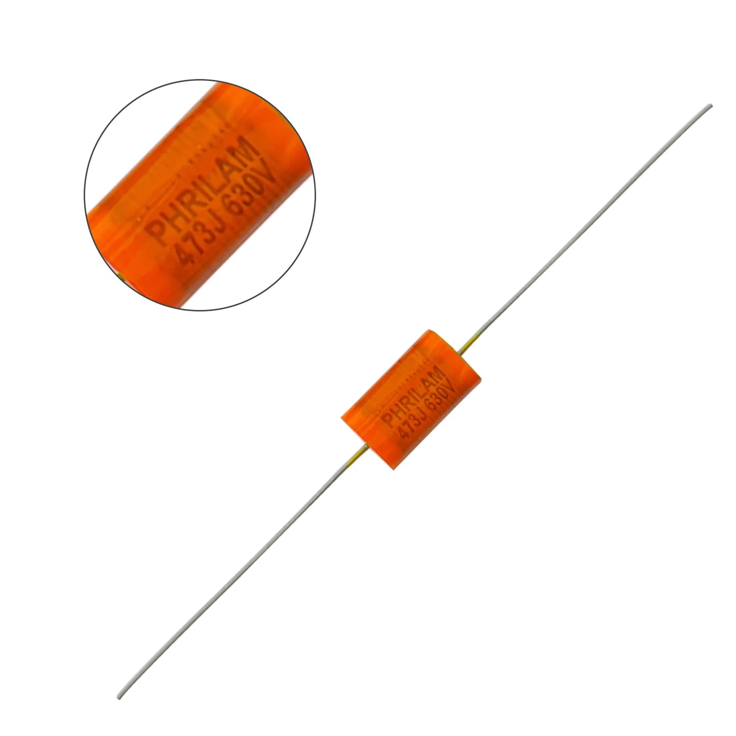 PHRILAM 2pcs Guitar MKP Capacitors Metallized Polyester Film Capacitors 0.023uF/0.047uF 630V