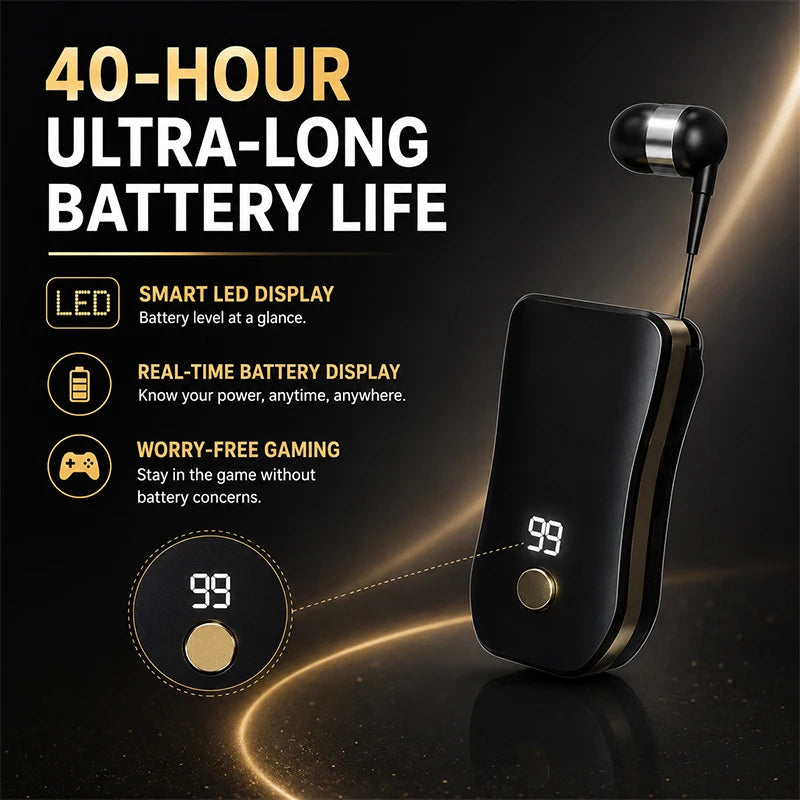 X-100-In-ear Smart Headphones, Wireless Headphones, Sports Headphones, Business Car Headphones, Music Headphones, Retractable