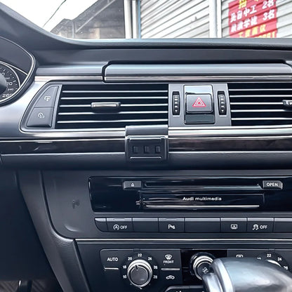 Mobile Support For Car AUDI A6 C7 4G A7 4G8 2012-2018 Car Phone Holder Special Fixed Bracket Base Wireless Charging Accessories
