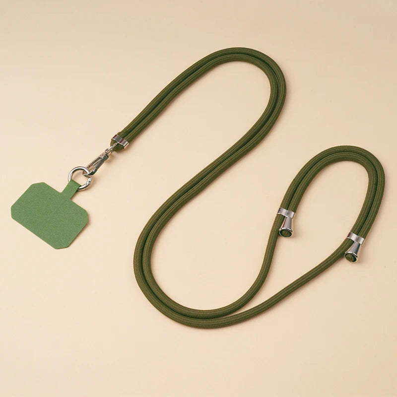 Hands-Free Phone Lanyard: Adjustable Longer & Thicker Crossbody/Neck Strap - Universal Mobile Accessory