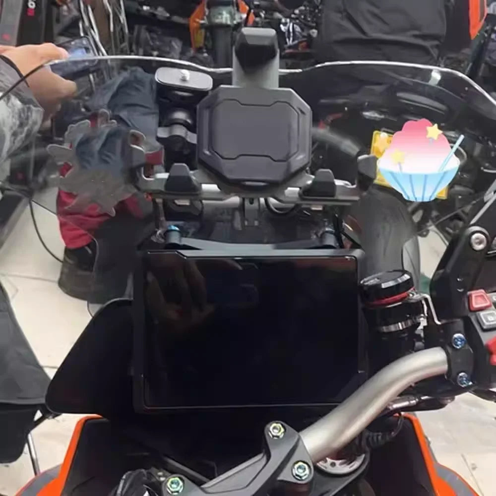 For KTM 1290 Super Adventure S R ADV 2021 - 2025 Motorcycle Accessories Mobile Phone Holder Stand GPS Navigation Bracket Support