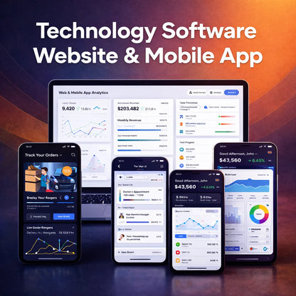 Top-Rated Technology Software Company for Web Android & Desktop App Development with MAC Support Custom Solutions & Expert Team
