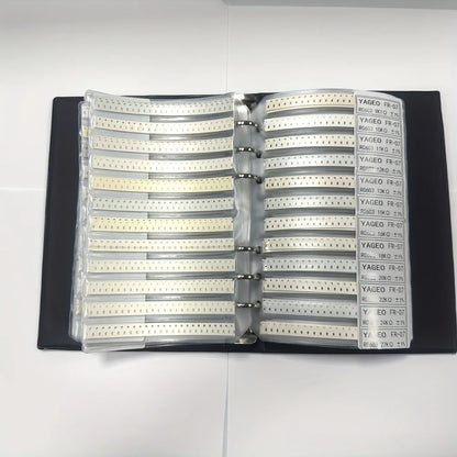 Capacitors Kit SMD Capacitor Sample Book 0201 0402 0603 0805 1206 Chip Assortment Pack 80/90/92values 25 50 pcs