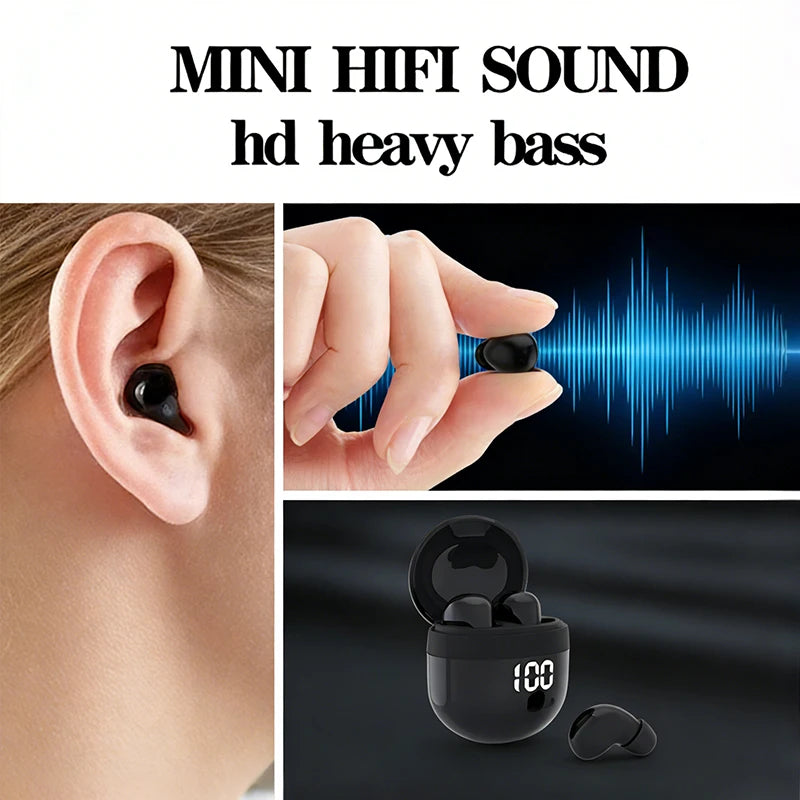 SK18-TWS headphones Wireless headphones Bluetooth headphones Sports LED display Touchable stereo MINI headphones