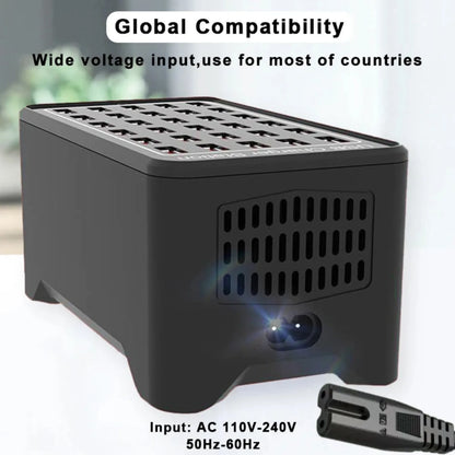 USB Charger 10/20/25/30 Ports HUB 150W Universal Wall Desktop Fast Charging Station Dock for Mobile Phone Power Adapter